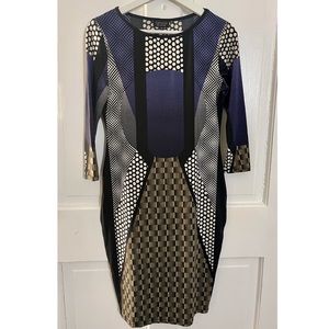 Geometric Pattern TopShop Dress